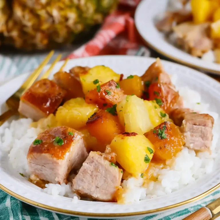 Slow Cooker Pineapple Pork Loin