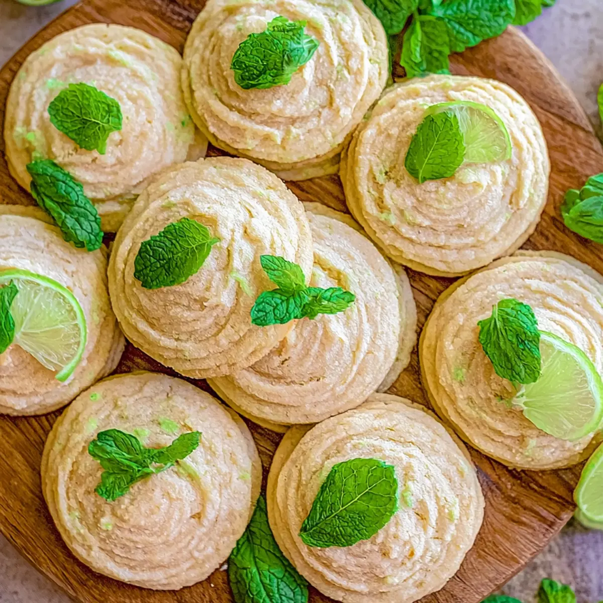 Soft and Chewy Mojito Cookies