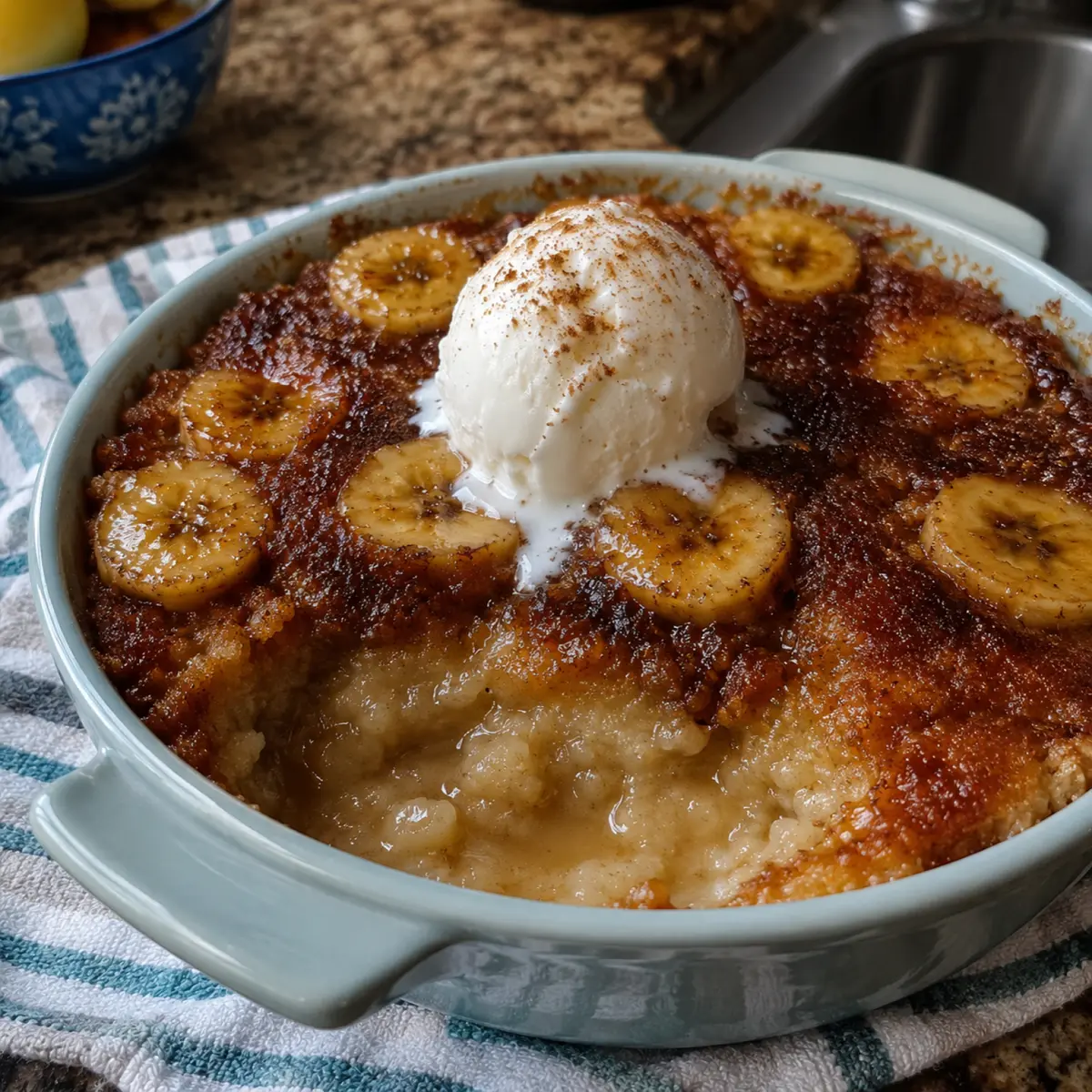 Southern Banana Cobbler