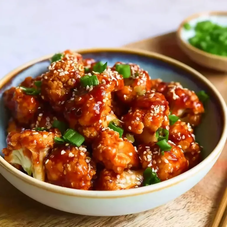 Sticky Sesame Cauliflower