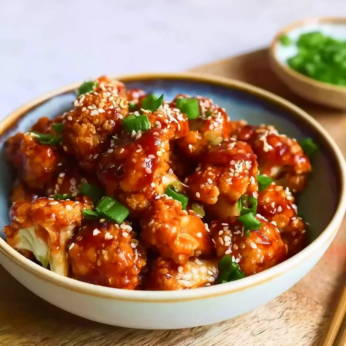 Sticky Sesame Cauliflower