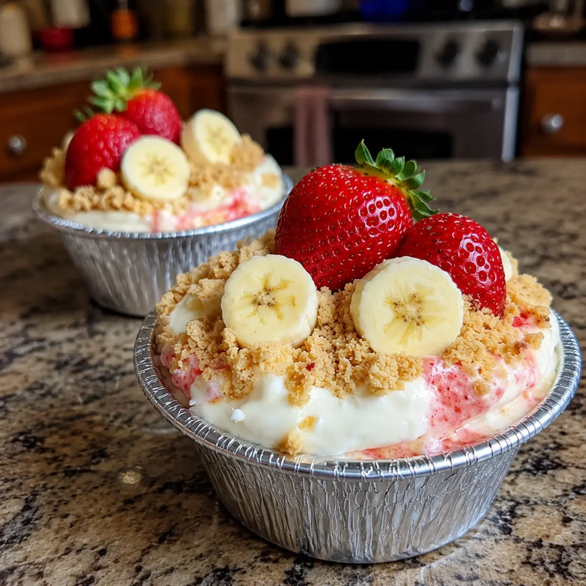 Strawberry Cheesecake Banana Pudding