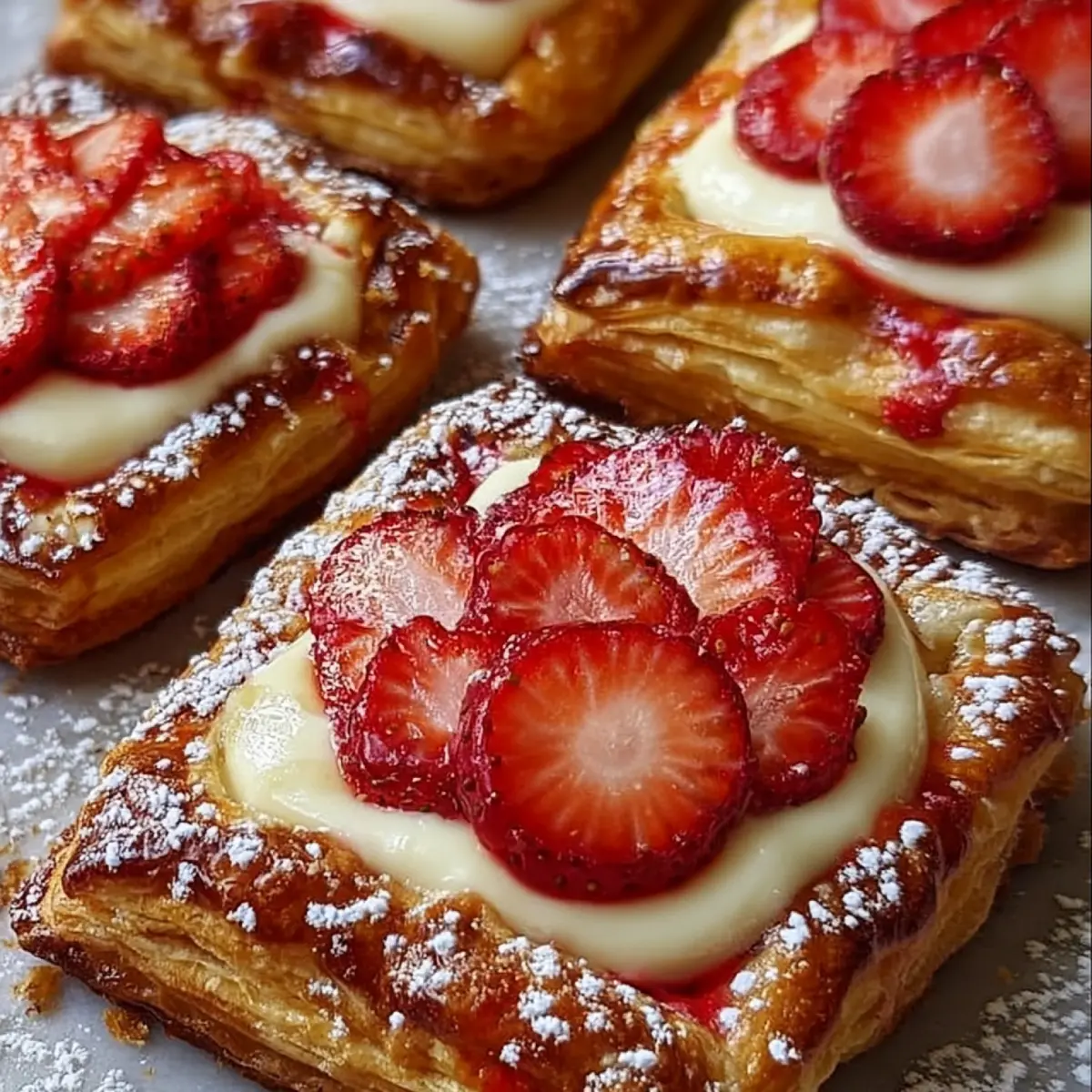 Strawberry Danishes