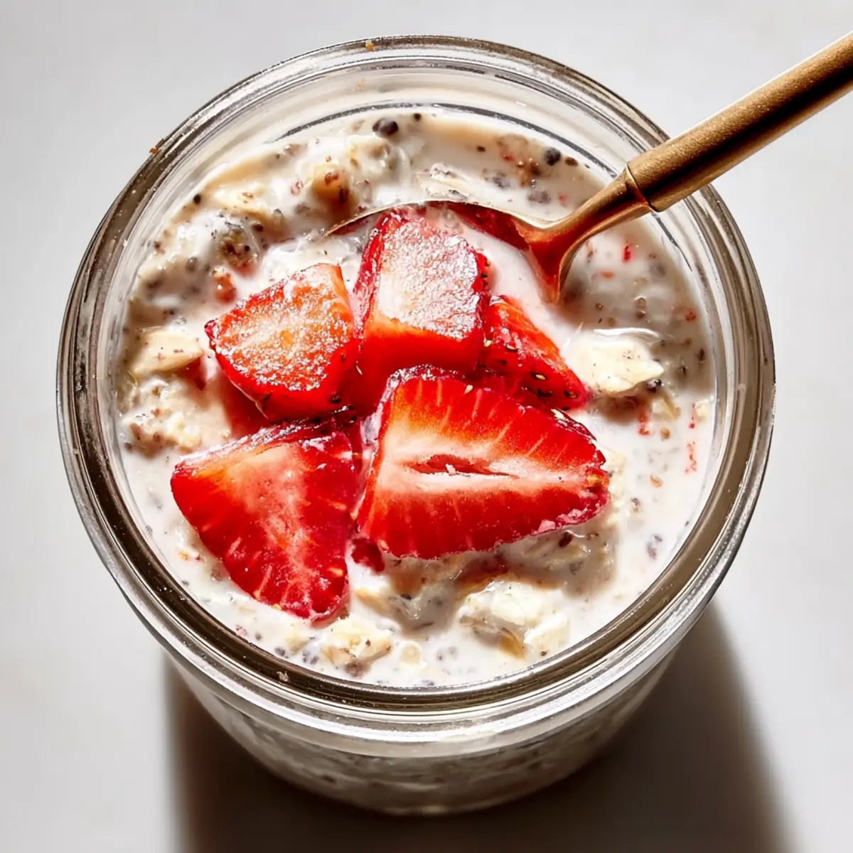 Strawberry Overnight Oats
