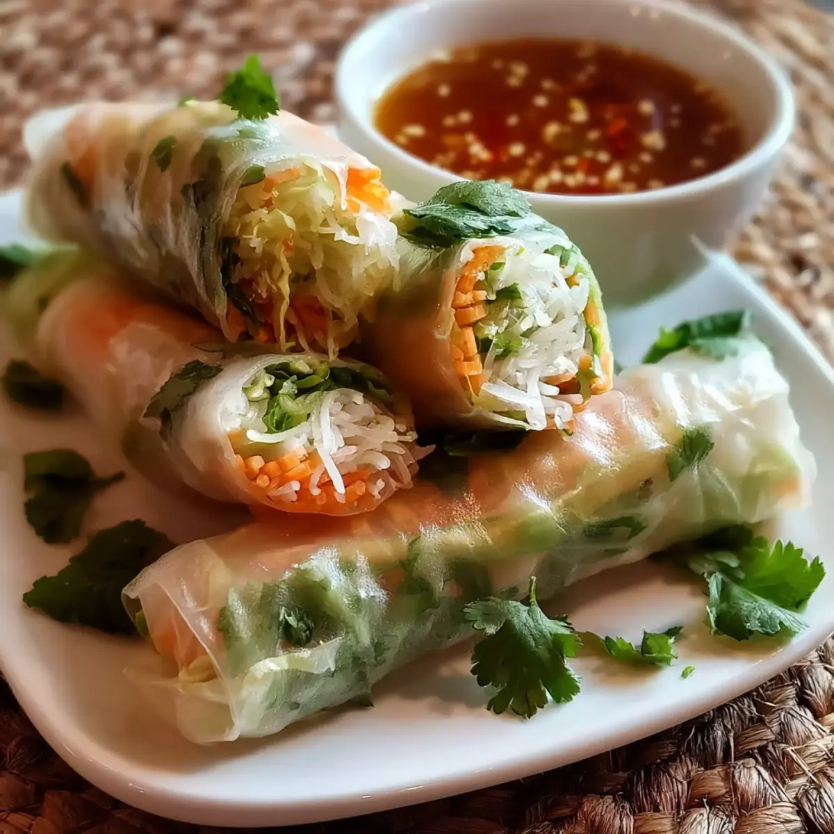 Thai Fresh Spring Rolls