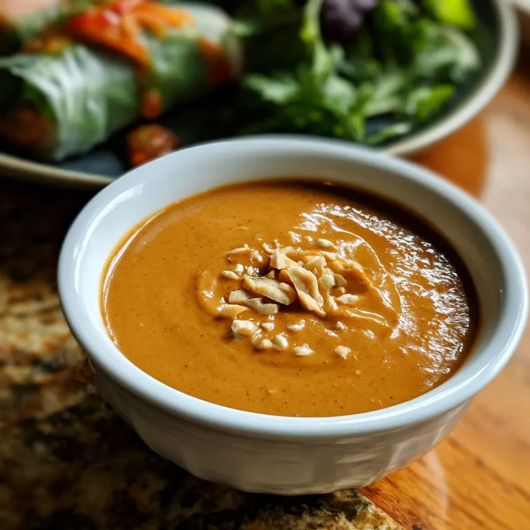 Vietnamese Peanut Sauce for Spring Rolls