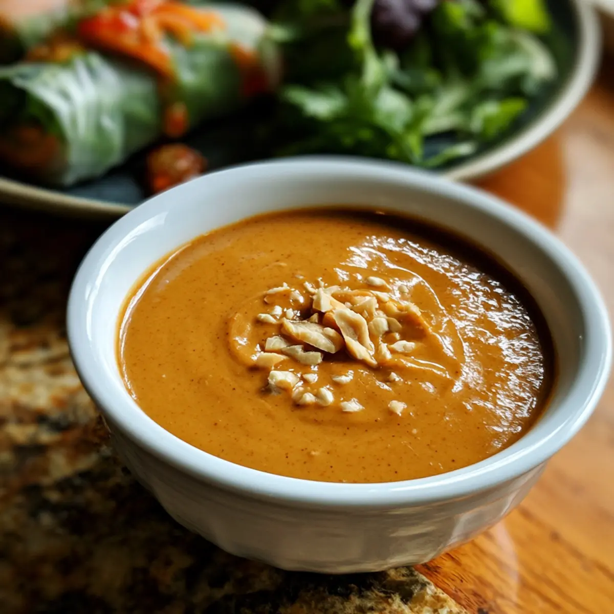 Vietnamese Peanut Sauce for Spring Rolls